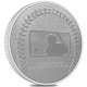 Boîte de 250 | Pièce ronde en argent de baseball NY Yankees de 1 oz 2024 de Nouvelle-Zélande, 999 % fin