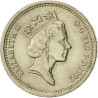 1992 ONE POUND ELIZABETH II COIN